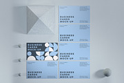 3D Geometric Business Card Mock-ups, a Business Card Template by MindMuse (Thumbnail 4 of 11)