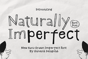 Naturally Imperfect – HandDrawn Font