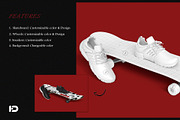 Skateboard Mockup Set, an Advertising Mockup by ForgeDesign (Thumbnail 2 of 7)