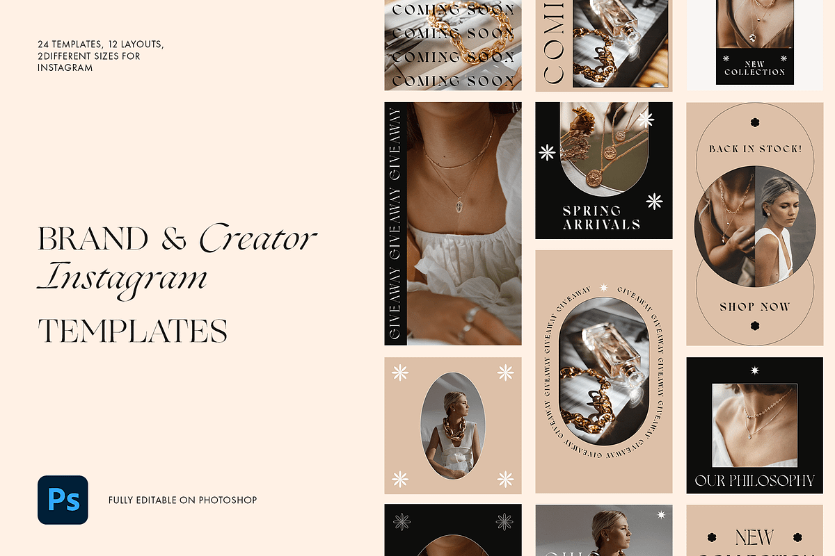 Brand & Creator Instagram Template, a Social Media Template by S.B-Studio (Photo 1 of 5)