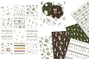 Boho‑Nordic Christmas Watercolor Set, a Seasonal Illustration by LenArt (Thumbnail 9 of 17)