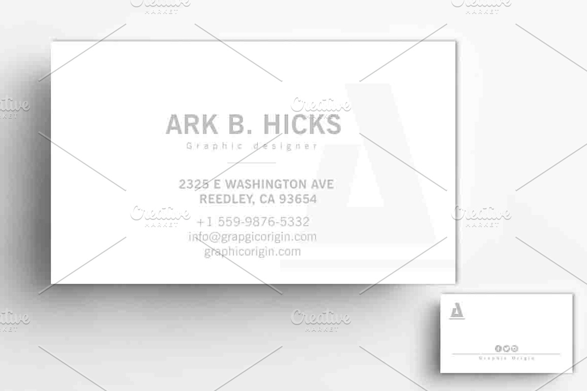 Modern Business card, a Business Card Template by Graphic Origin (Photo 5 of 5)