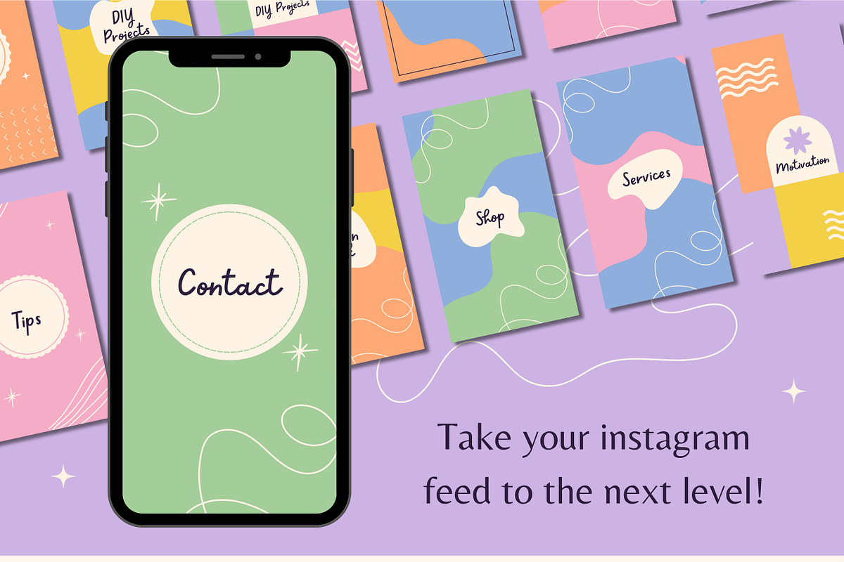 50 Instagram Highlights Templates, a Templates & Theme by TemplateCastleStore (Photo 8 of 10)