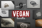 Vegan logo kit, a Branding & Logo Template by Alfazet Chronicles (Thumbnail 1 of 13)