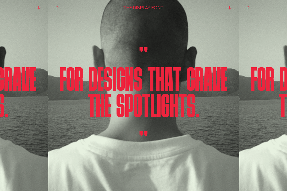 THE DISPLAY FONT, a Font by THE BOLD FONT. (Photo 5 of 9)