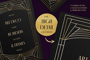 Art Deco Border & Frames, an Object Graphic by DesignerCandies (Thumbnail 5 of 7)