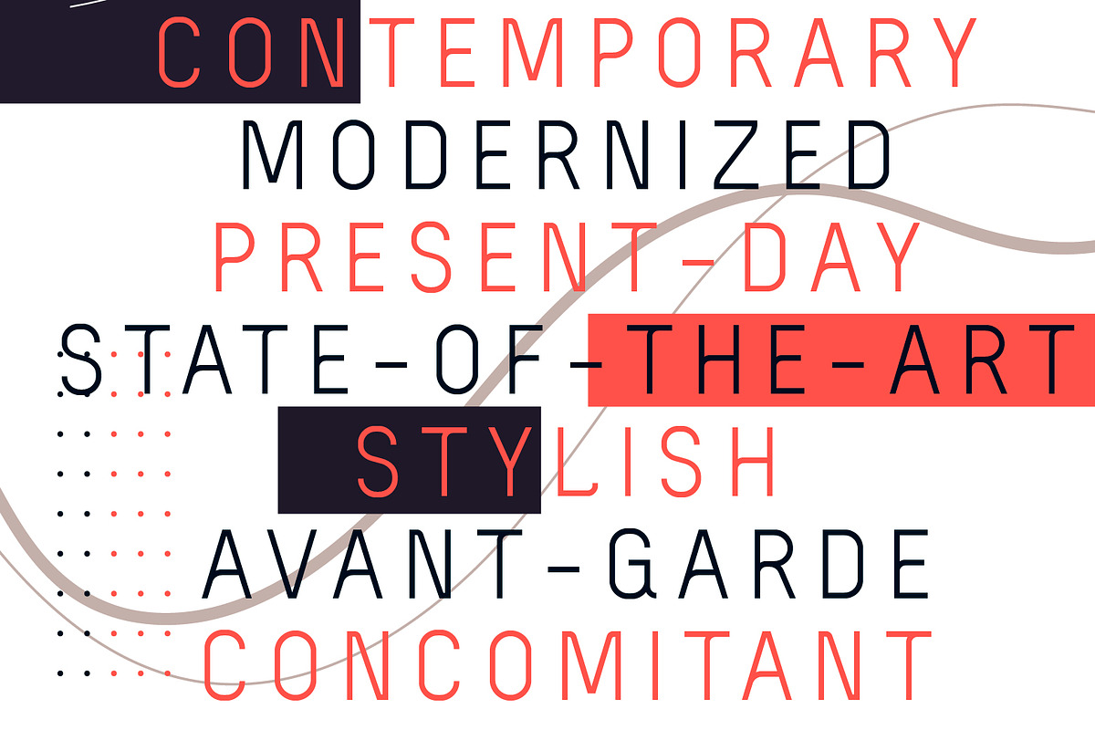 Geomatrik, a Sans Serif Font by GBAstudio (Photo 6 of 7)