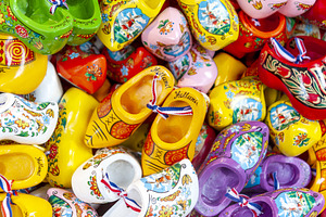 Dutch wooden souvenir clogs for sale, an Arts & Entertainment Photo by BOOCYS