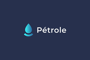 Water or Oil Drip Simple Modern Logo, a Branding & Logo Template by Signatoro