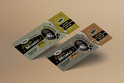 Retro Old Jazz Music Ticket, a Card Template by graphicook (Thumbnail 1 of 3)