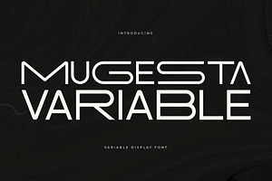 Mugesta Variable Display Font