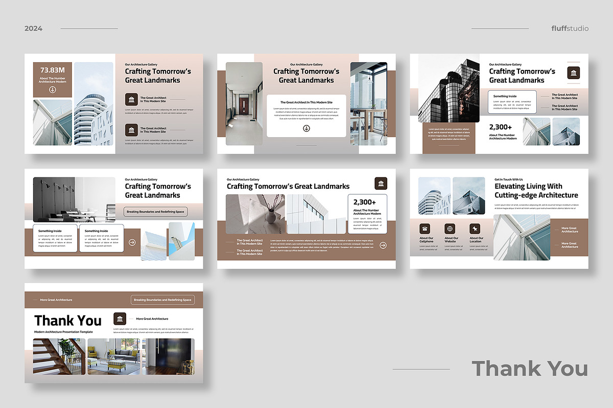 Modern Architecture Powerpoint, a Presentation Template by fluffstudio (Photo 4 of 4)