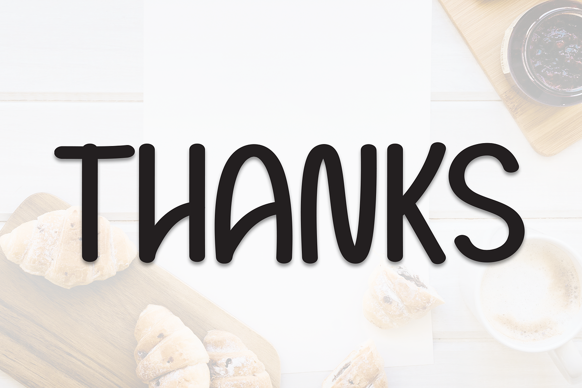 Yummy Sunday | Script Font, a Script Font by Scratchones (Photo 8 of 8)