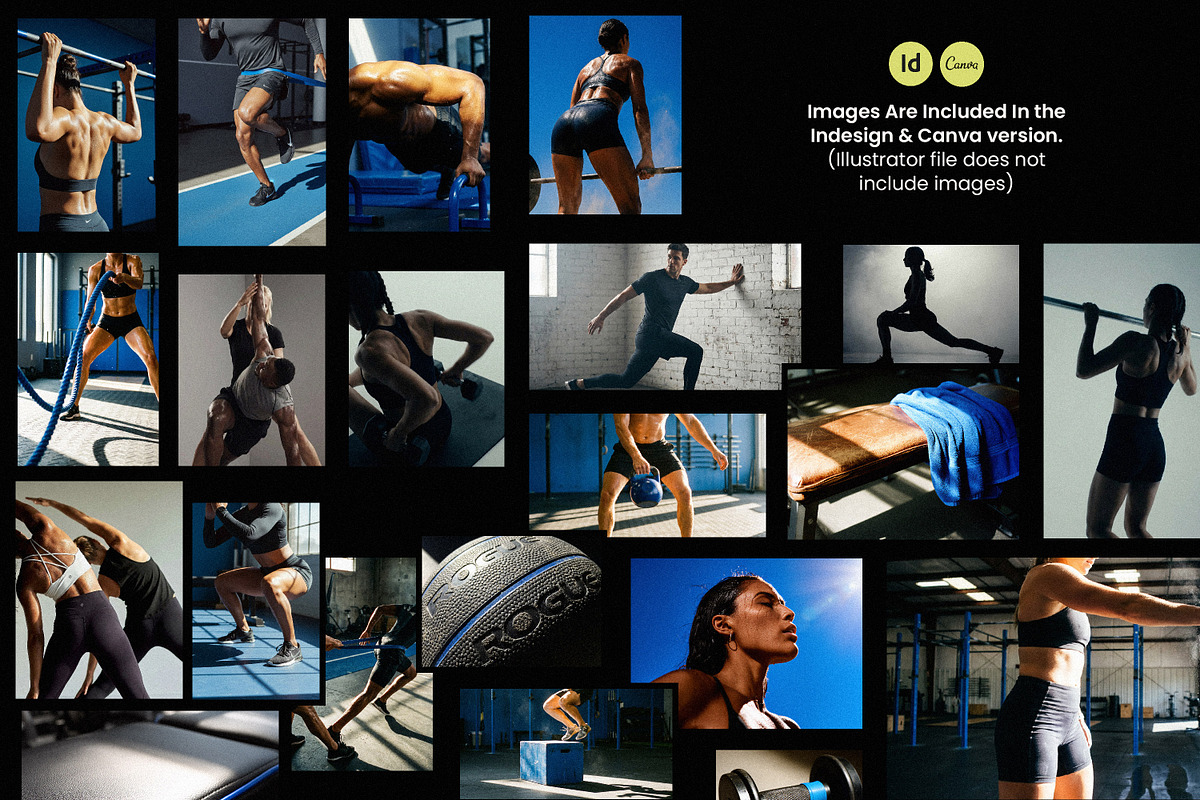 Personal Trainer Brand Guidelines, a Branding & Logo Template by AndrewPixel (Photo 10 of 14)