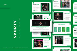 Sporty - Keynote Template