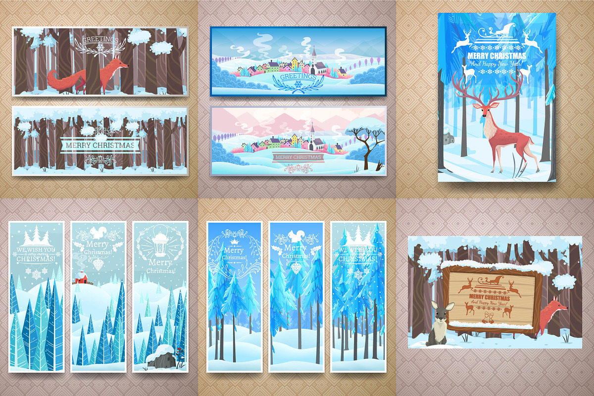 Vector winterland collection, an Animal Illustration by SHMEL_Studio (Photo 10 of 10)