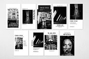 25 MINIMAL INSTAGRAM STORIES BUNDLE, a Social Media Template by Medianeka (Thumbnail 2 of 4)