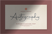 Autography - Signature Font, a Script Font by Hendra Pratama (Thumbnail 1 of 16)