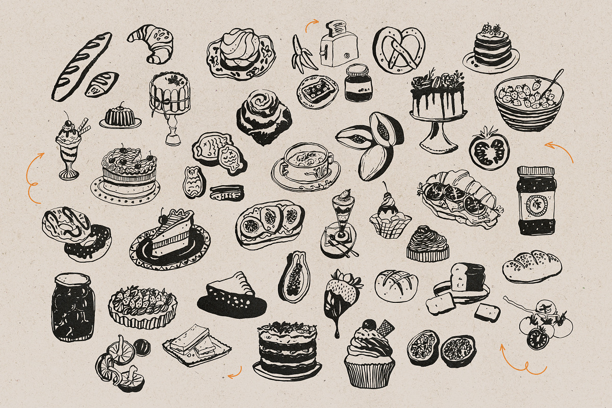 Food and Drinks Illustrations, a Food Illustration by iStar Design (Photo 12 of 17)