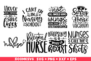 Nurse SVG Bundle 40 Designs, an Illustration by ZoomkSVG (Thumbnail 6 of 7)