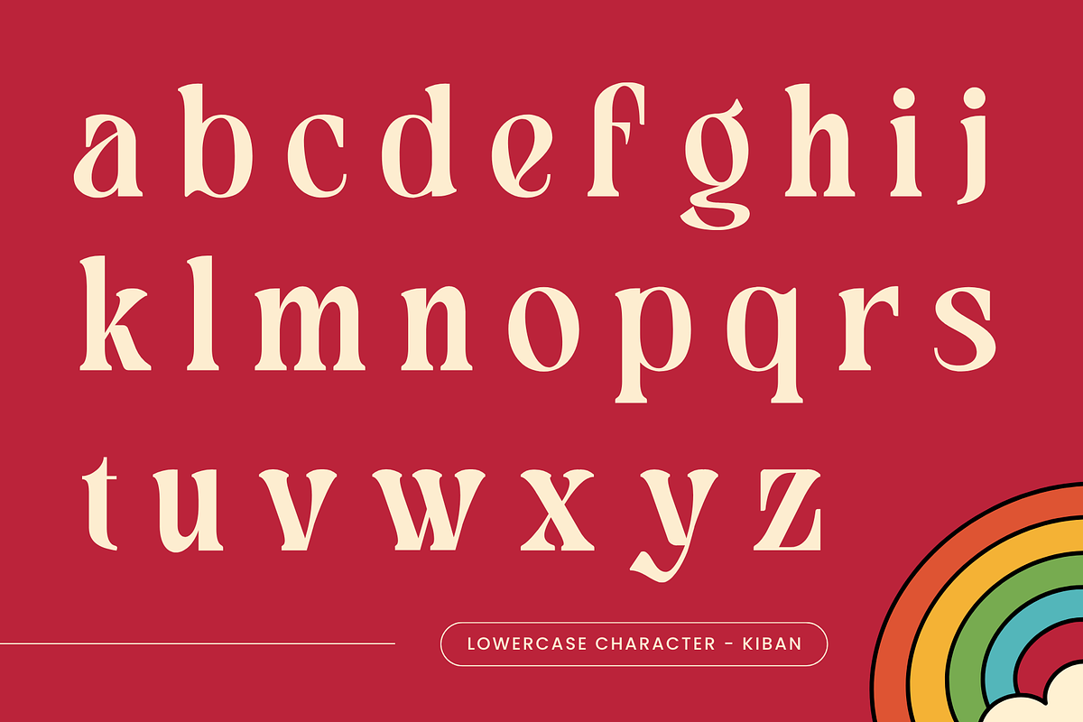 Kiban - Branding Logo Font, a Serif Font by Nirmana Visual (Photo 4 of 10)