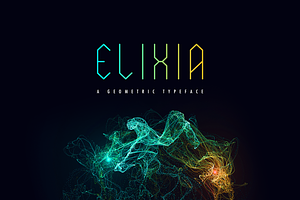 Elixia | Geometric Font