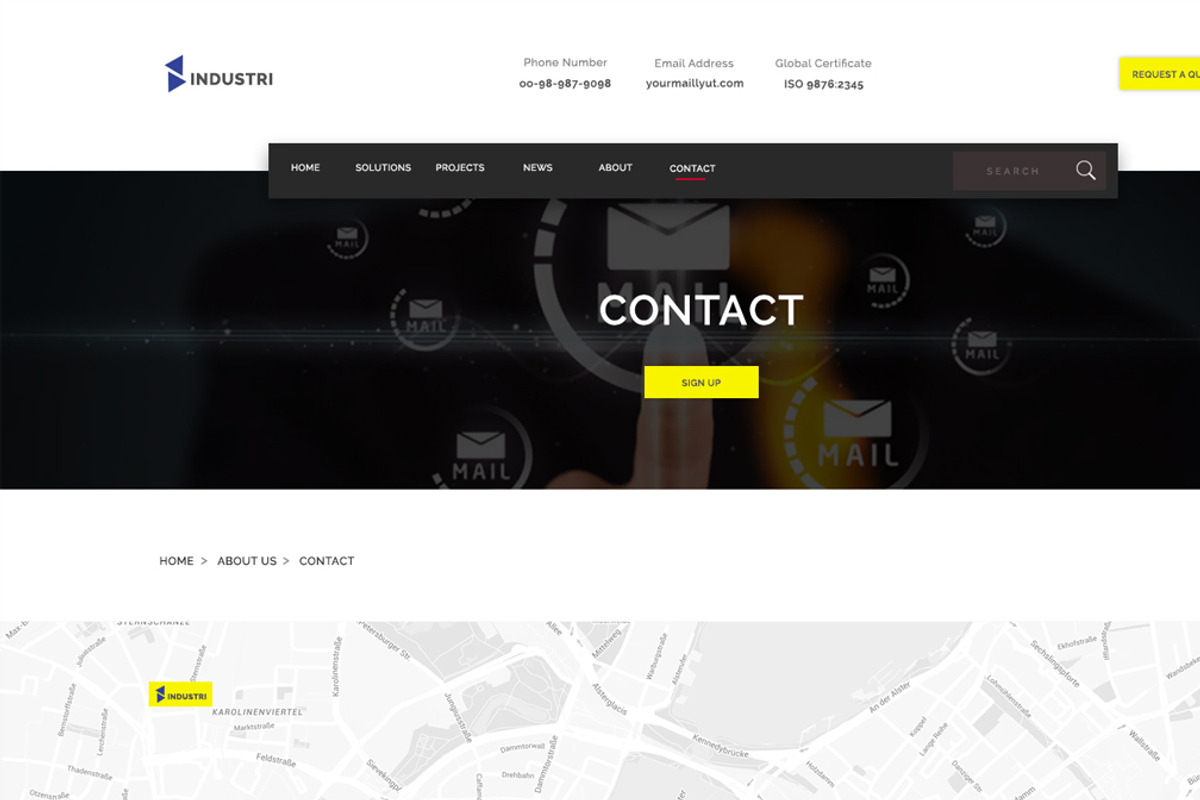Construction HTML5 Template 50% off, a Websites & App Template by Design_Space (Photo 3 of 8)