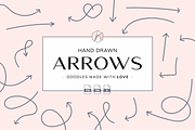 Hand Drawn Arrow Doodles, an Illustration by Kimi Kinsey (Thumbnail 1 of 3)