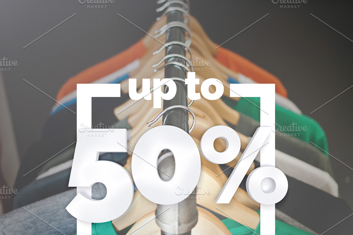 Promote your Sale on social media, an Illustration by Solid Pixel (Photo 5 of 19)