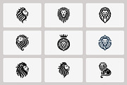 Modern Lion Mascot Logo Bundle, a Branding & Logo Template by Vectorium Studio (Thumbnail 7 of 21)