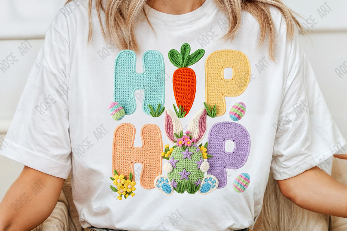 Faux Yarn Easter Hip Hop Sublimation, a Seasonal Illustration by Rose Art (Photo 3 of 4)