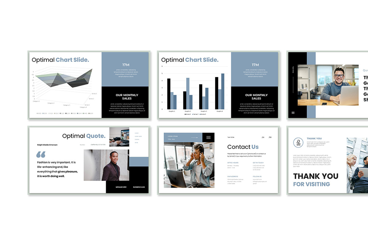 Optimal-Powerpoint & Google Slide, a Presentation Template by Raseuki