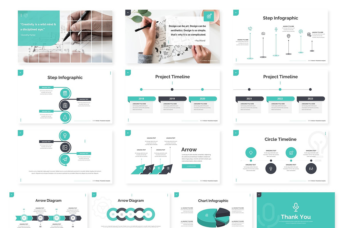Planning - Powerpoint Template, a Presentation Template by AQR Studio