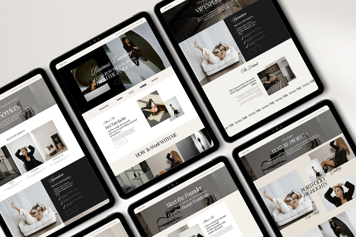 Squarespace Website Template coach, a Squarespace Template by Presentibox (Photo 6 of 10)