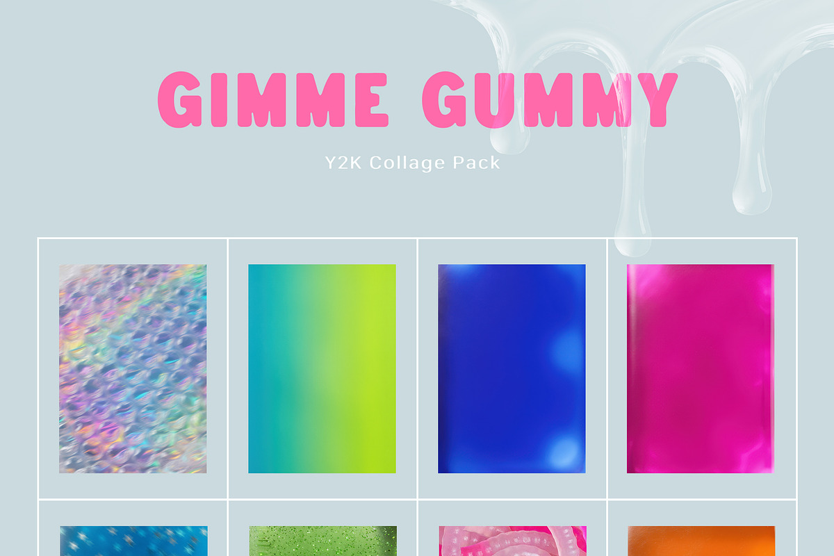 Gimme Gummy: Y2K Collage Pack, an Object Graphic by divanovskaya_nv (Photo 14 of 17)