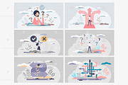 24 Decision Making Concepts, a Person Illustration by VectorMine (Thumbnail 5 of 9)