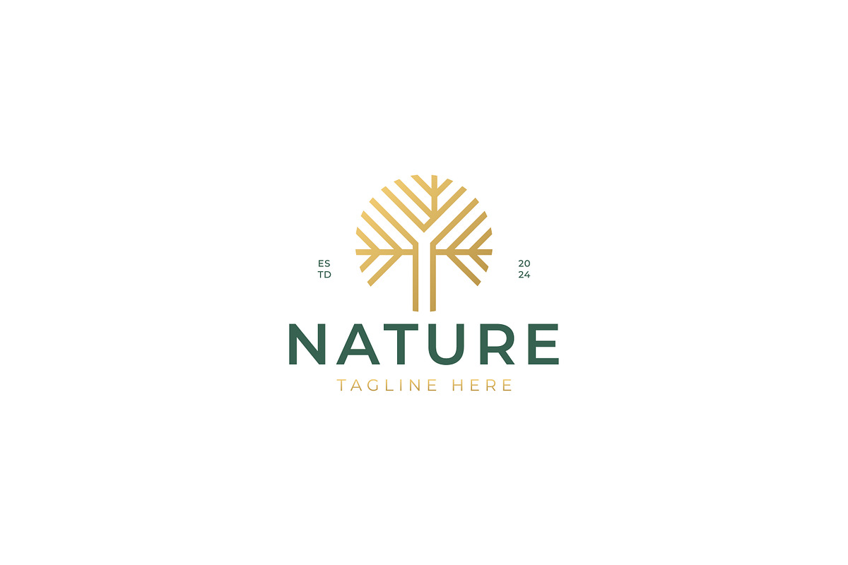 Nature Tree Logo Oak Wood Luxury, a Branding & Logo Template by Signatoro (Photo 2 of 2)