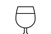 40 Christmas Dinner Table Icons, an Outline Icon by adenpinkstore (Thumbnail 19 of 20)