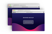 Browser Mockup, an Advertising Mockup by Farabion Studio (Thumbnail 3 of 3)