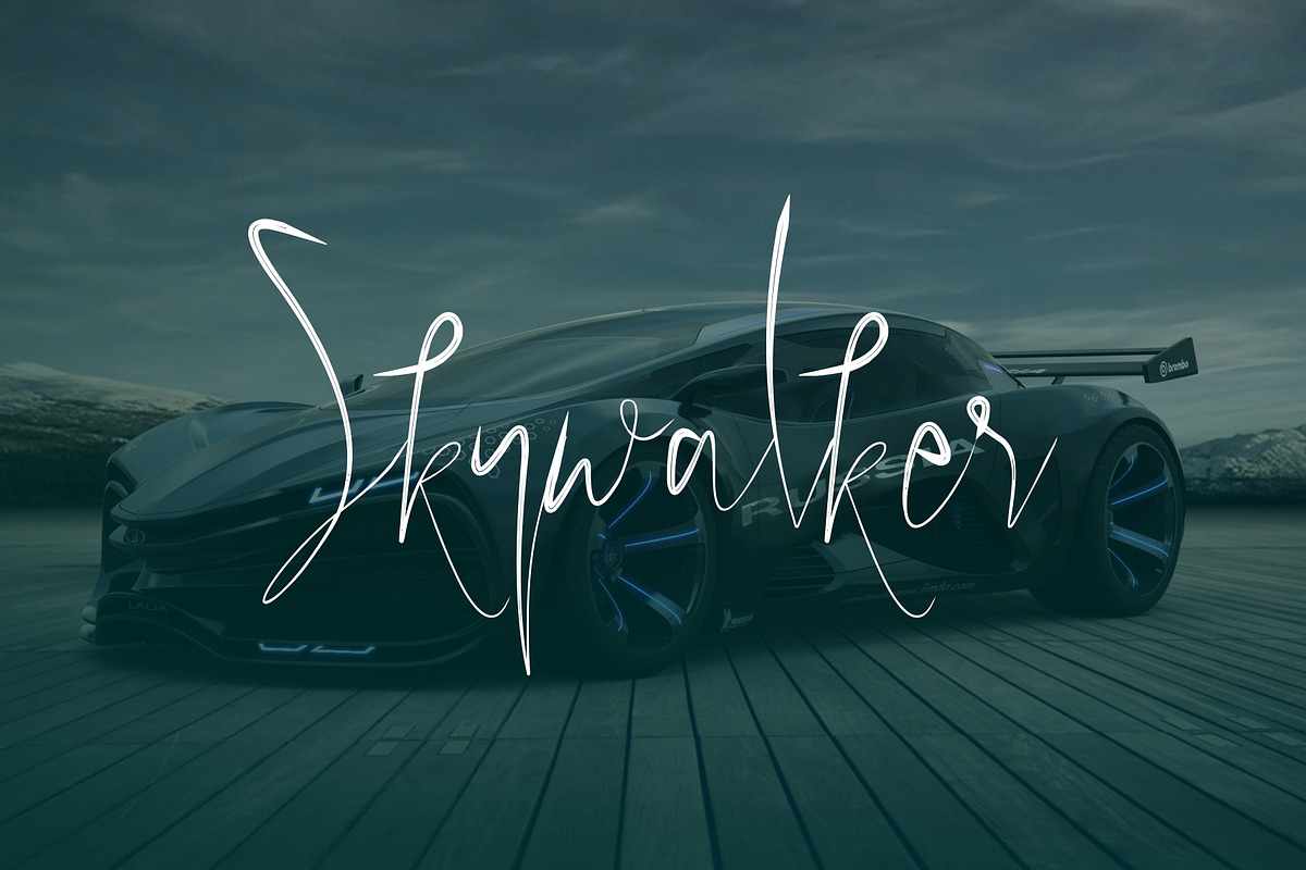 Papies Script Font preview 2