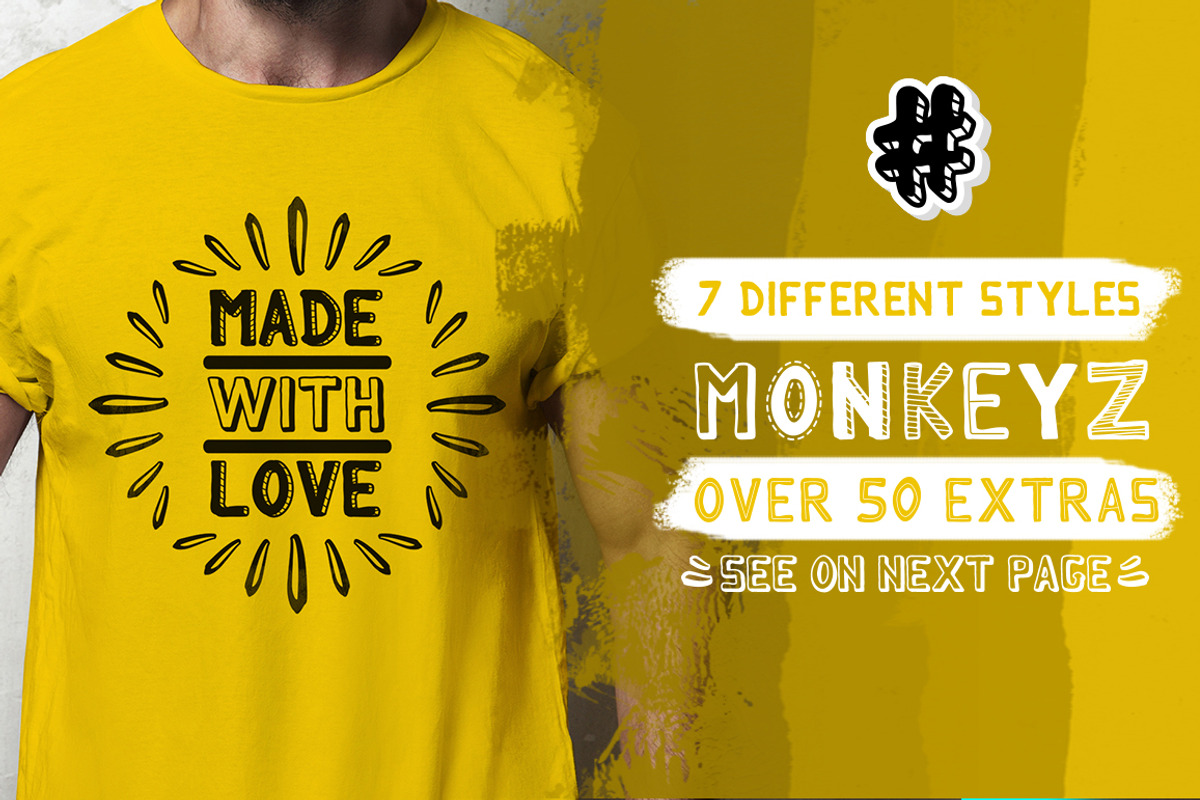 MONKY - 7 Styles Font preview 6