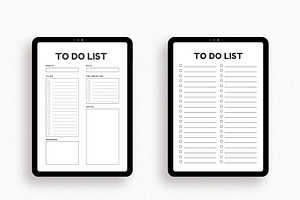 To Do List Printable Template