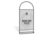 Street Sign Mockup Template, a Product Mockup by graphypix (Thumbnail 2 of 4)