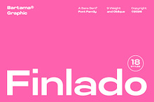 Finlado - Sans Serif Font Family