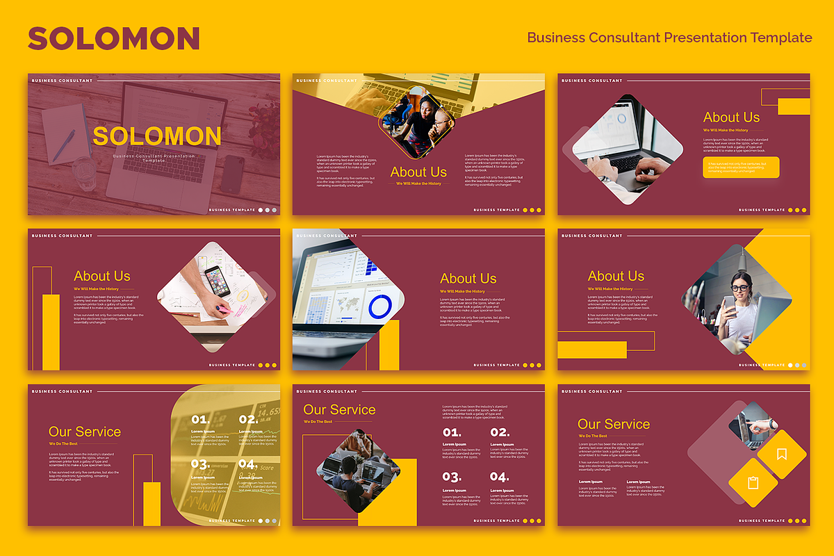 Business Consultant Presentation, a Presentation Template by deTheme (Photo 7 of 13)