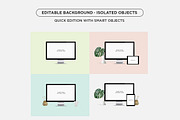 MOCKUP . Monitor & iPad, a Pens & Pencil Mockup by tomodachi studio (Thumbnail 4 of 4)