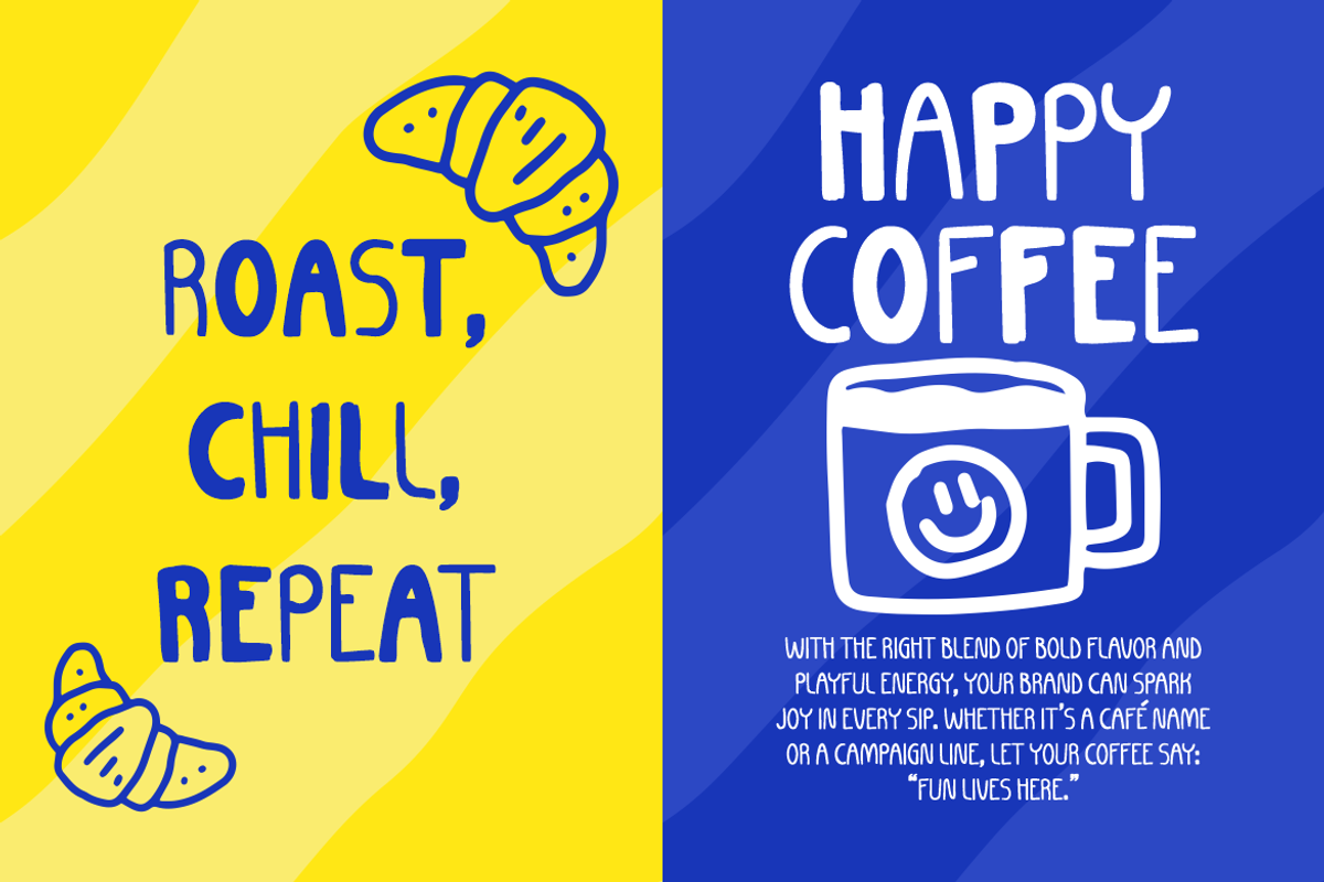 Mellowish Playful Handdrawn Font, a Font by PutraCetol Studio (Photo 2 of 5)
