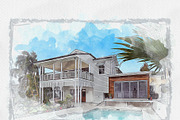 Digital House Painting Art Creator, an Action Add-On by MRI STUDIO (Thumbnail 25 of 29)