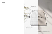 Linen Sack Mockup Top View, a Merchandise Mockup by creatsy5 (Thumbnail 3 of 5)
