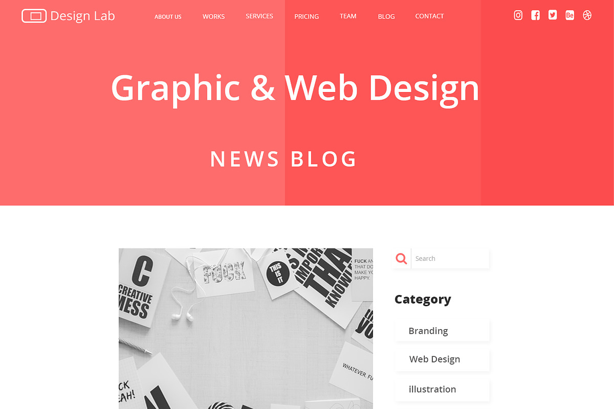 designlab Landing page with Blog, a Landing Page Template by designbydi (Photo 4 of 4)